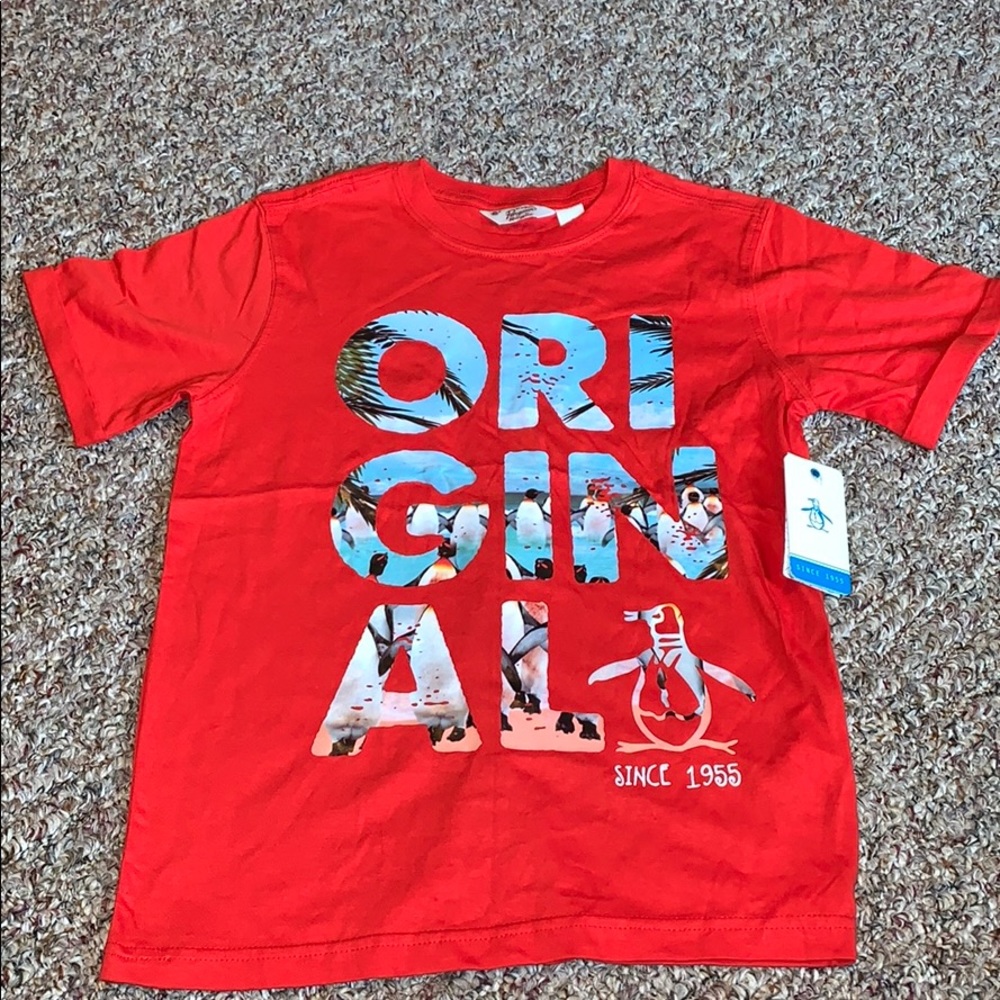 New Original Penguin T-shirt Small Boys
